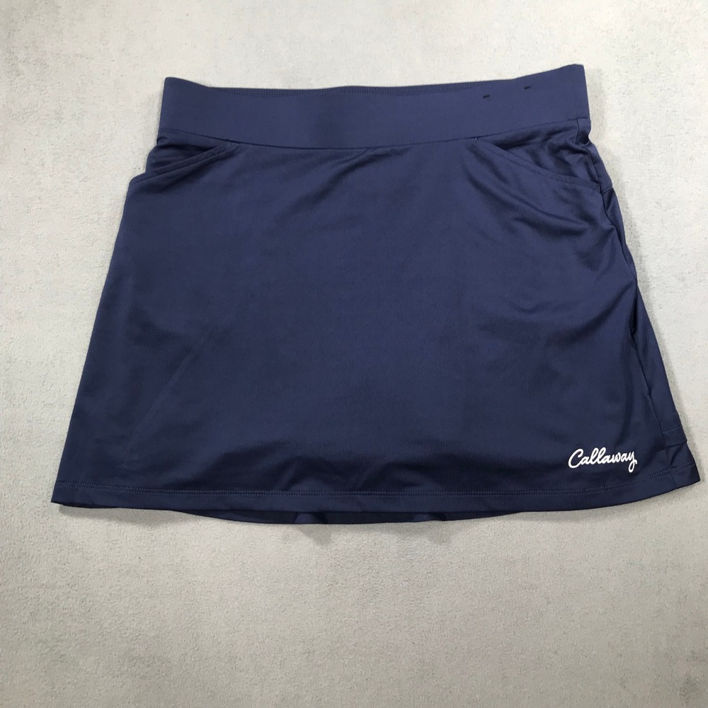 Callaway Golf Skort Womens Medium Navy Blue Opti-Dri Athletic Tennis Skirt